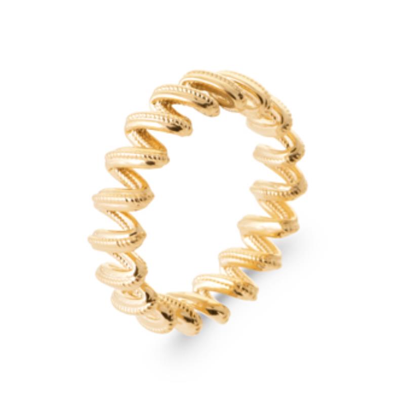Coque de Nacre Bague plaqué or 2971300