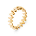Coque de Nacre Bague plaqué or 2971300