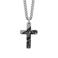 Coque de Nacre Collier acier noir 312252