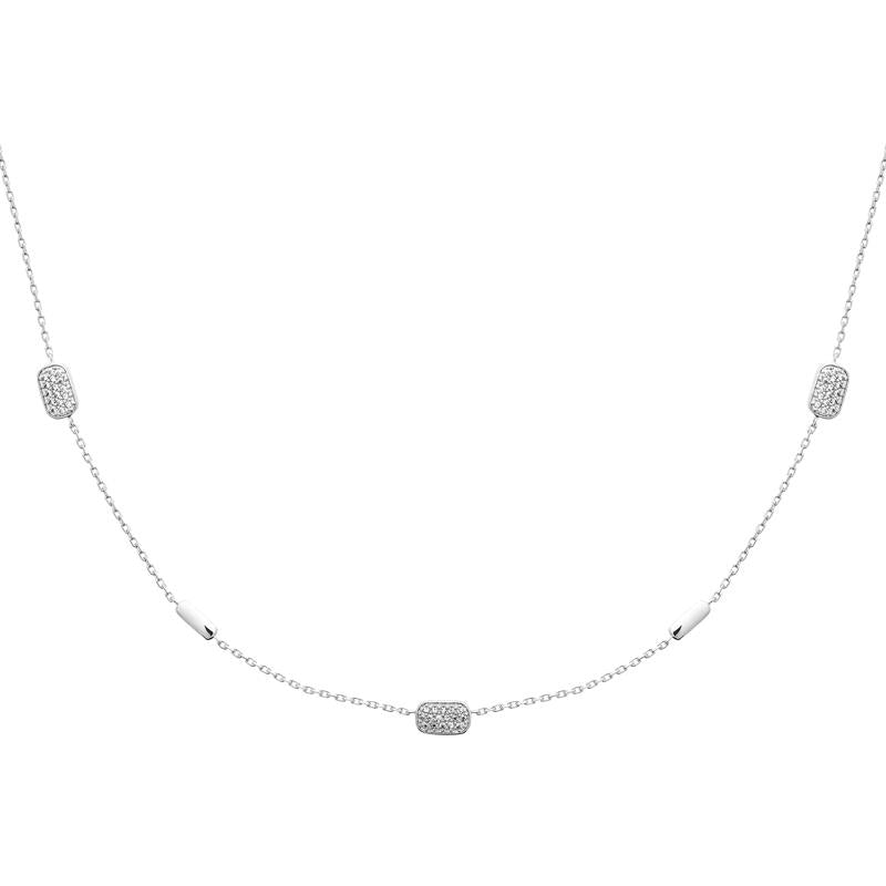 Coque de Nacre Collier argent 874178