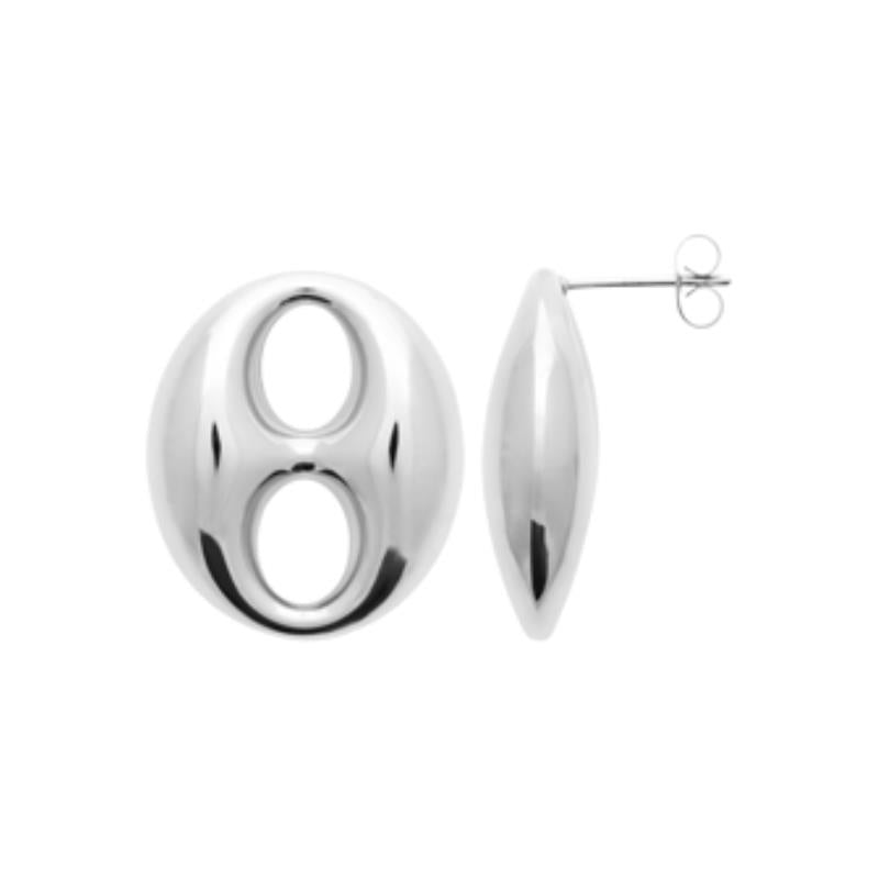 Coque de Nacre Puces d'oreilles acier 3123600