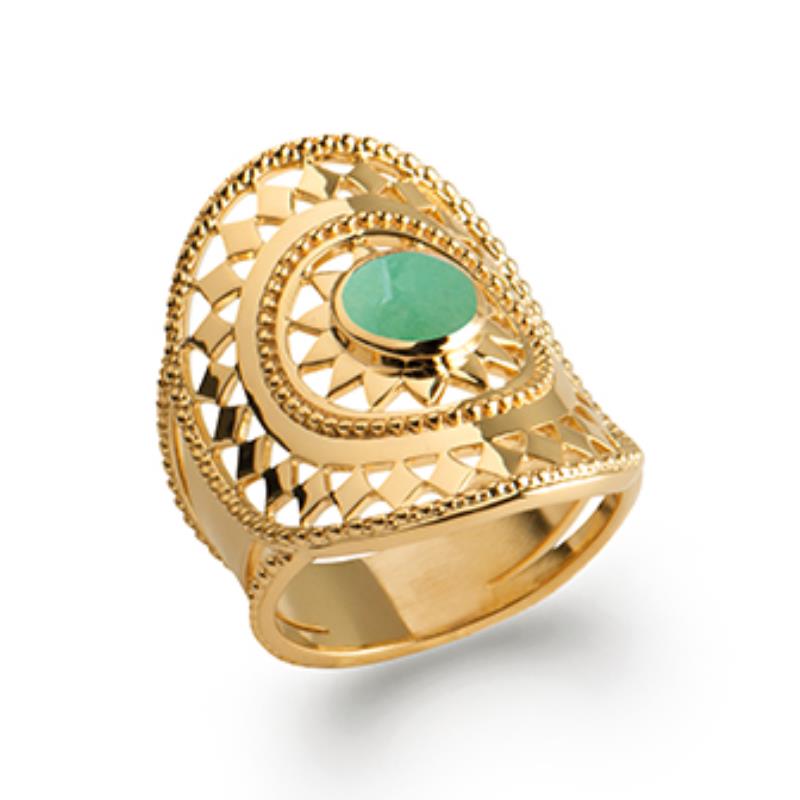 Coque de Nacre Bague plaqué or 2273850