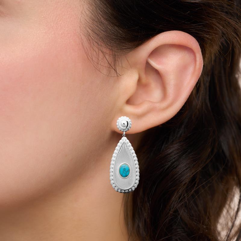 Coque de Nacre Boucles d'oreilles pendantes acier 3133300