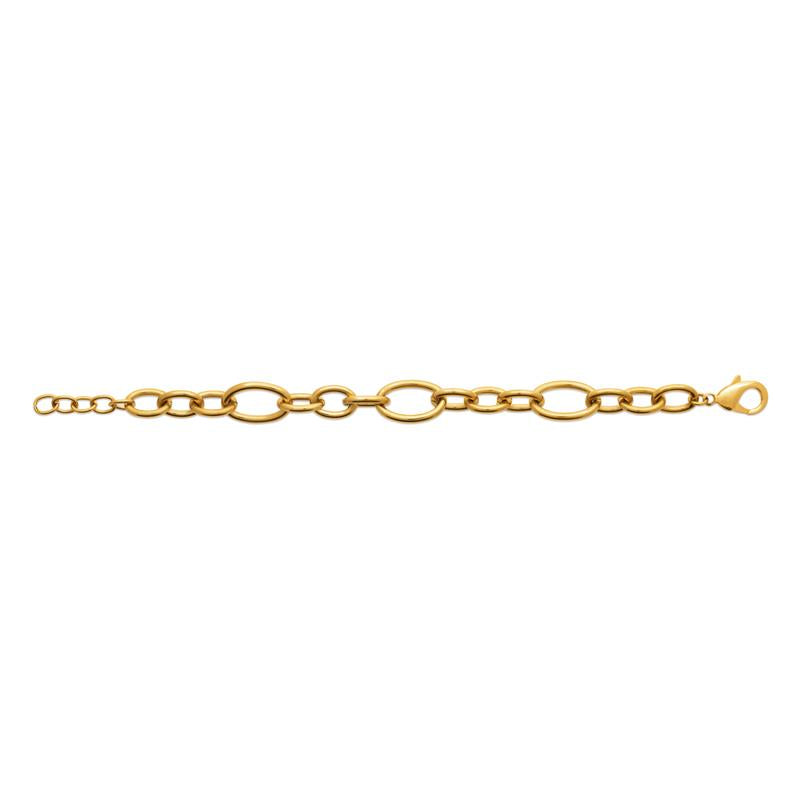 Izee Chaîne acier doré 312203