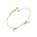 Coque de Nacre Bracelet jonc plaqué or 974310