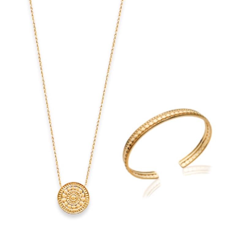 Coque de Nacre Collier plaqué or 921594