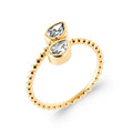 Coque de Nacre Bague plaqué or 20005010