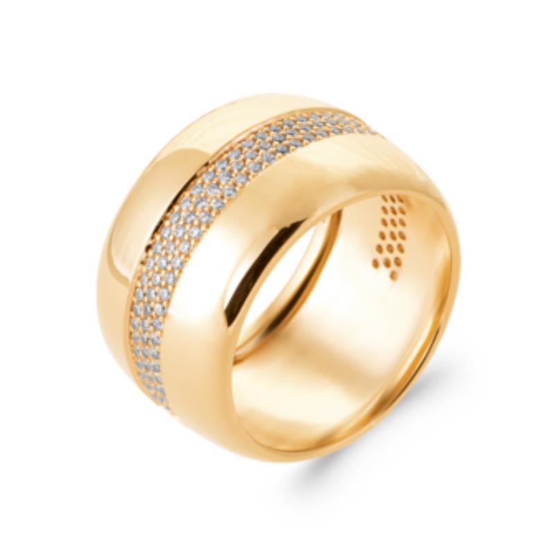 Coque de Nacre Bague plaqué or 2975010
