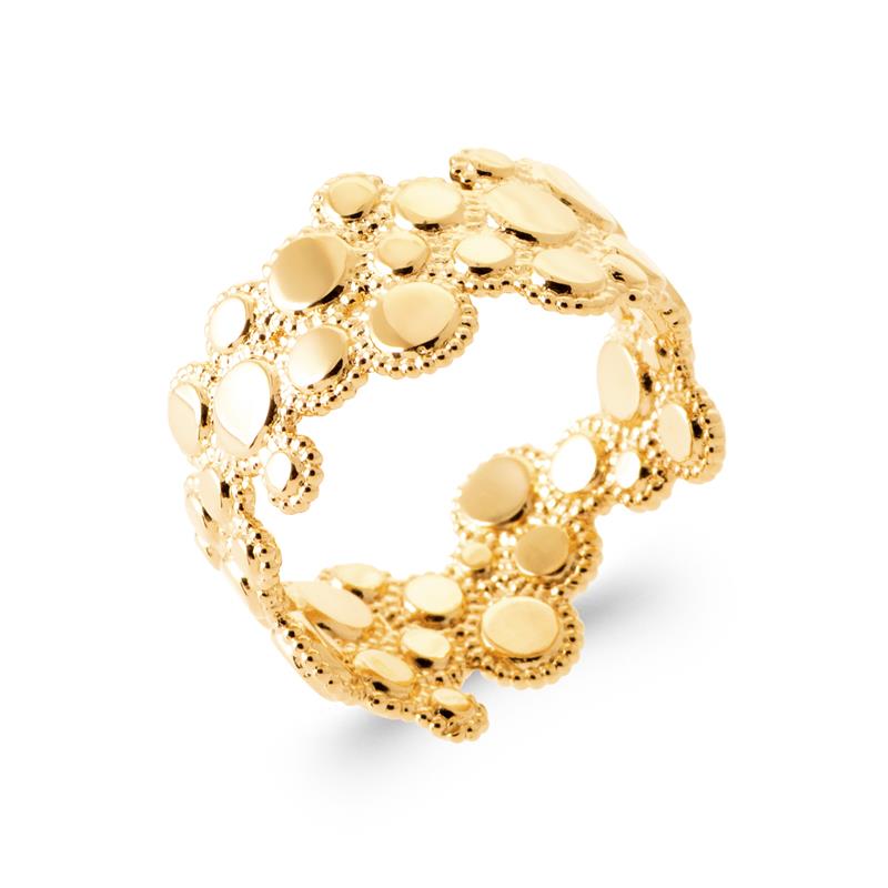 Coque de Nacre Bague plaqué or 20004000