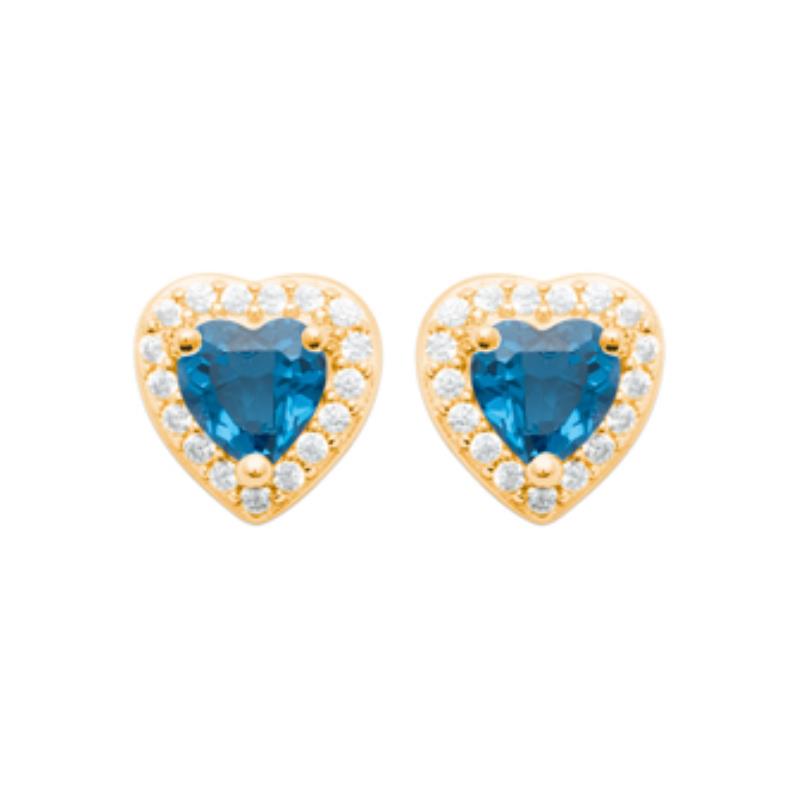 Coque de Nacre Puces d'oreilles plaqué or 23046440