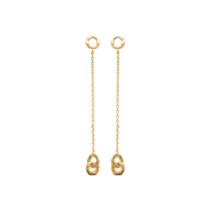 Coque de Nacre Boucles d'oreilles pendantes plaqué or 23033500