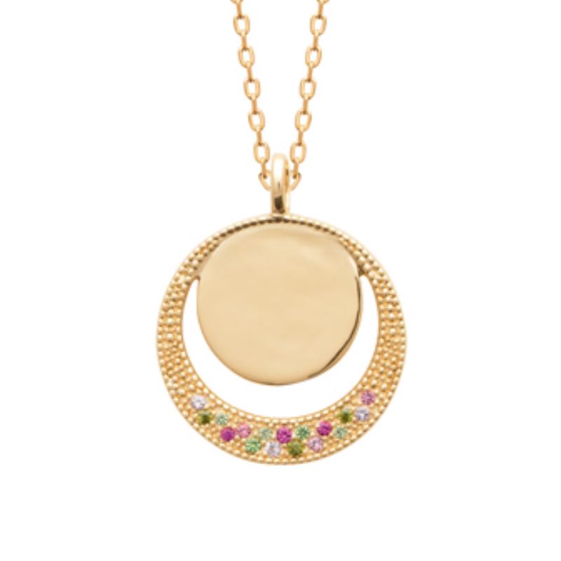 Coque de Nacre Collier plaqué or 974248