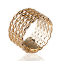 Coque de Nacre Bague plaqué or 2190000