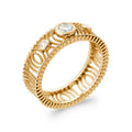Coque de Nacre Bague plaqué or 2915610