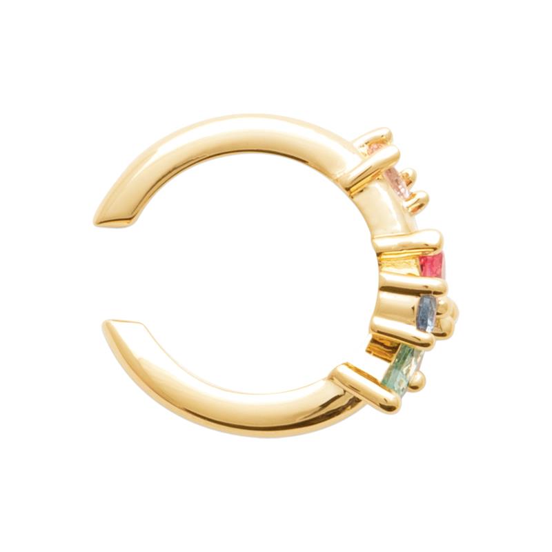 Coque de Nacre Boucle d'oreille à l'unité plaqué or 23046705