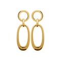 Izee Boucles d'oreilles acier doré 3116409