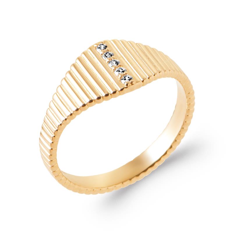 Coque de Nacre Bague plaqué or 20014510