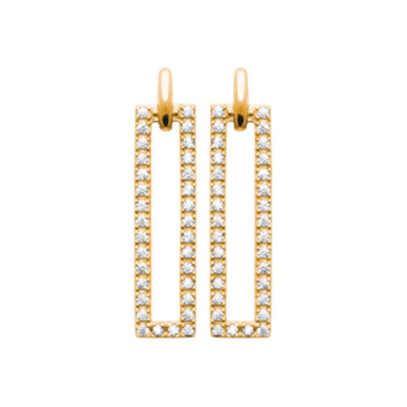 Coque de Nacre Boucles d'oreilles pendantes plaqué or 2575510