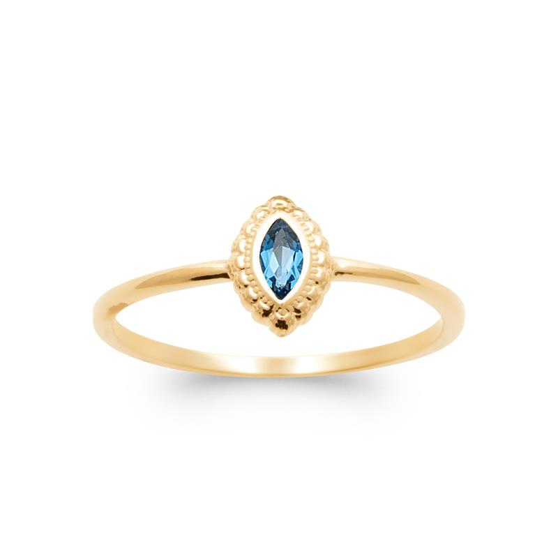 Coque de Nacre Bague solitaire plaqué or 20004240