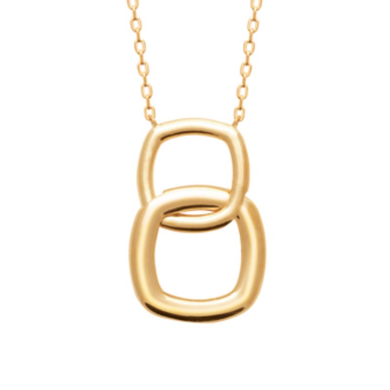 Coque de Nacre Collier plaqué or 921893
