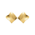 Coque de Nacre Boucles d'oreilles acier doré 3116309