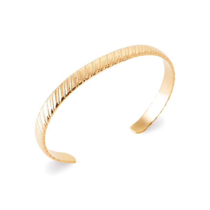 Coque de Nacre Bracelet jonc plaqué or 922235