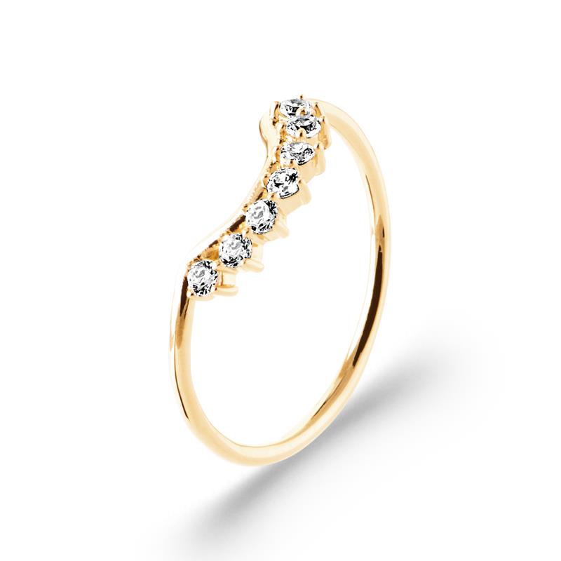 Coque de Nacre Bague plaqué or 20023910