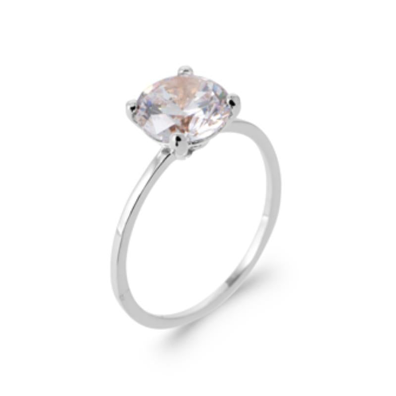Coque de Nacre Bague solitaire argent 12318108