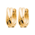Coque de Nacre Créoles plaqué or 2631600