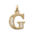 Coque de Nacre Pendentif initiale plaqué or 28601107