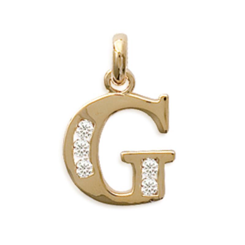 Coque de Nacre Pendentif initiale plaqué or 28601107