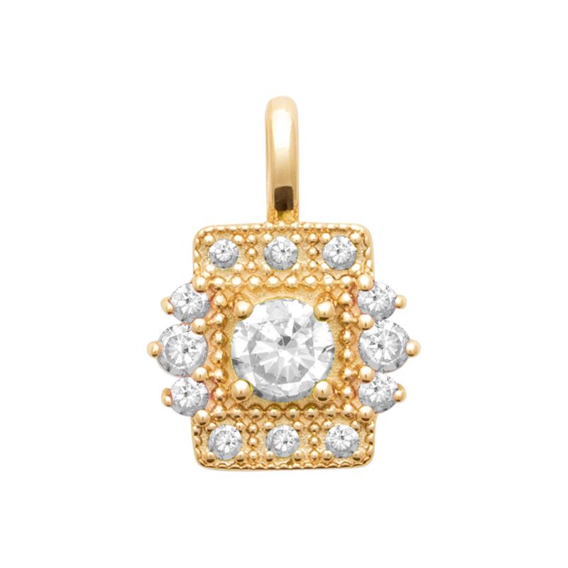 Coque de Nacre Pendentif plaqué or 2781910