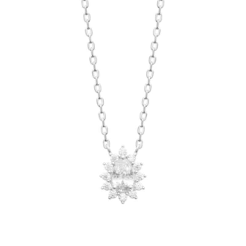 Coque de Nacre Collier argent 874091