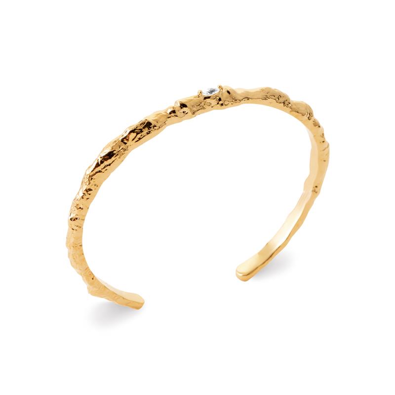 Coque de Nacre Bracelet jonc plaqué or 974234