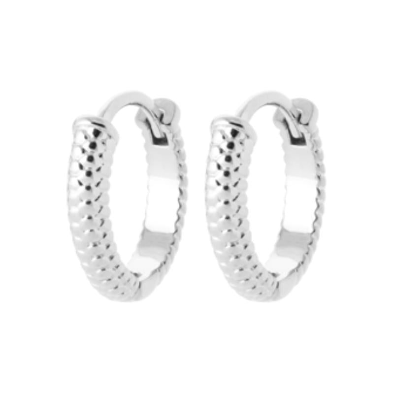 Coque de Nacre Créoles argent 7653400
