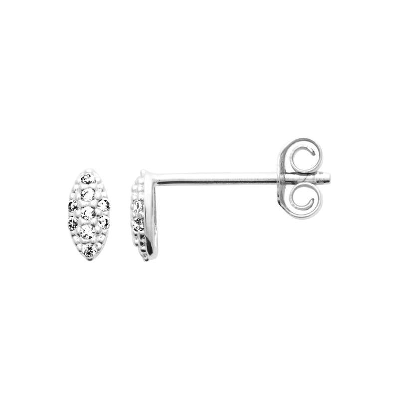 Coque de Nacre Puces d'oreilles argent 13077310