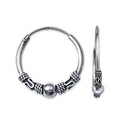 Coque de Nacre Créoles argent 1600318