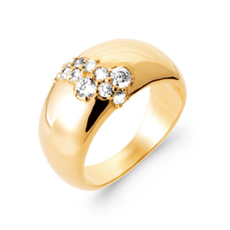 Coque de Nacre Bague plaqué or 2999610