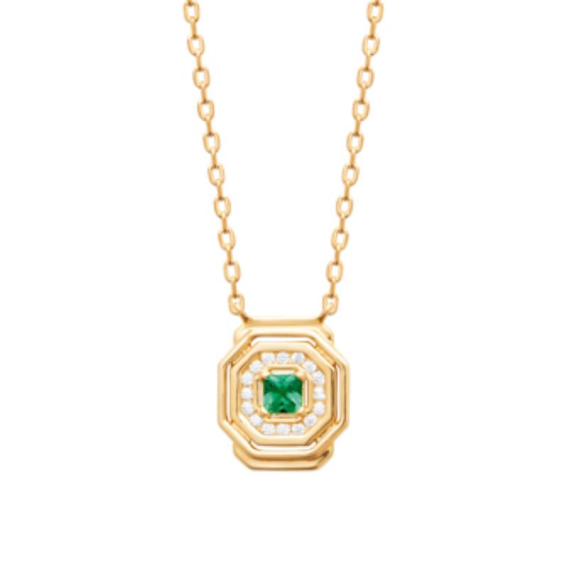 Coque de Nacre Collier plaqué or 974115