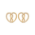 Coque de Nacre Puces d'oreilles plaqué or 23028610