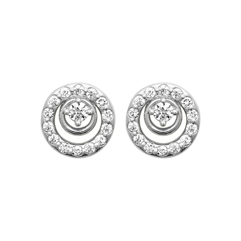 Coque de Nacre Boucles d'oreilles argent 13091310