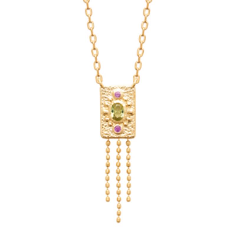 Coque de Nacre Collier plaqué or 974233