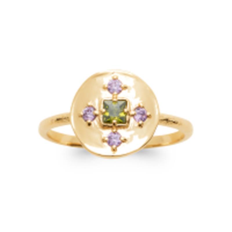 Coque de Nacre Bague plaqué or 2978105