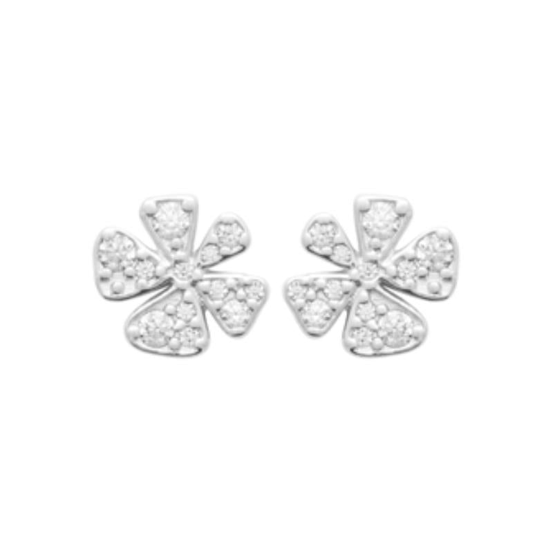 Coque de Nacre Puces d'oreilles argent 13018610