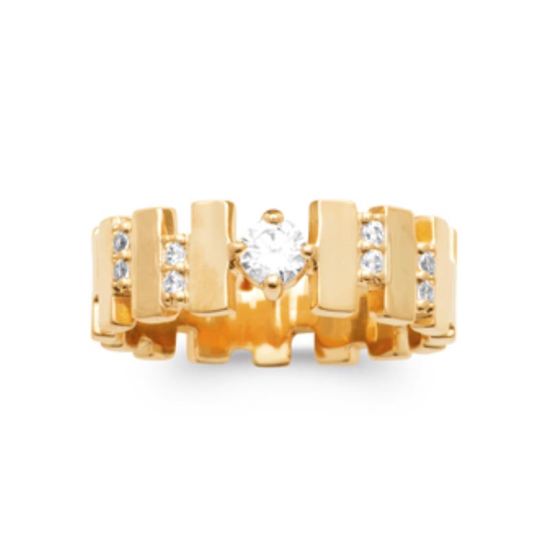 Coque de Nacre Bague plaqué or 2999010