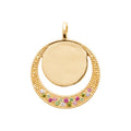 Coque de Nacre Médaille plaqué or 2784005