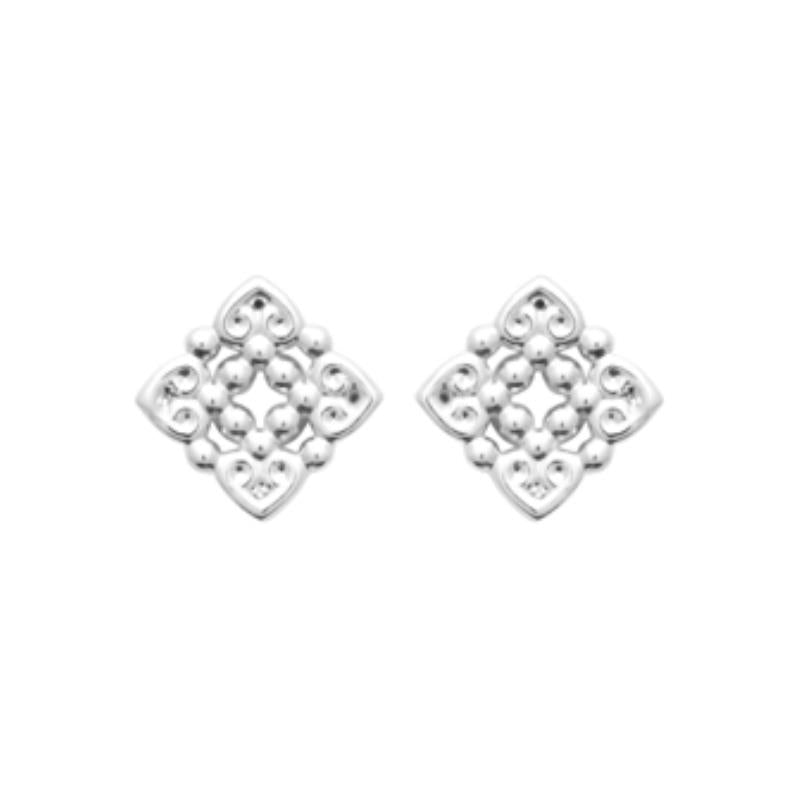 Coque de Nacre Puces d'oreilles argent 73049300