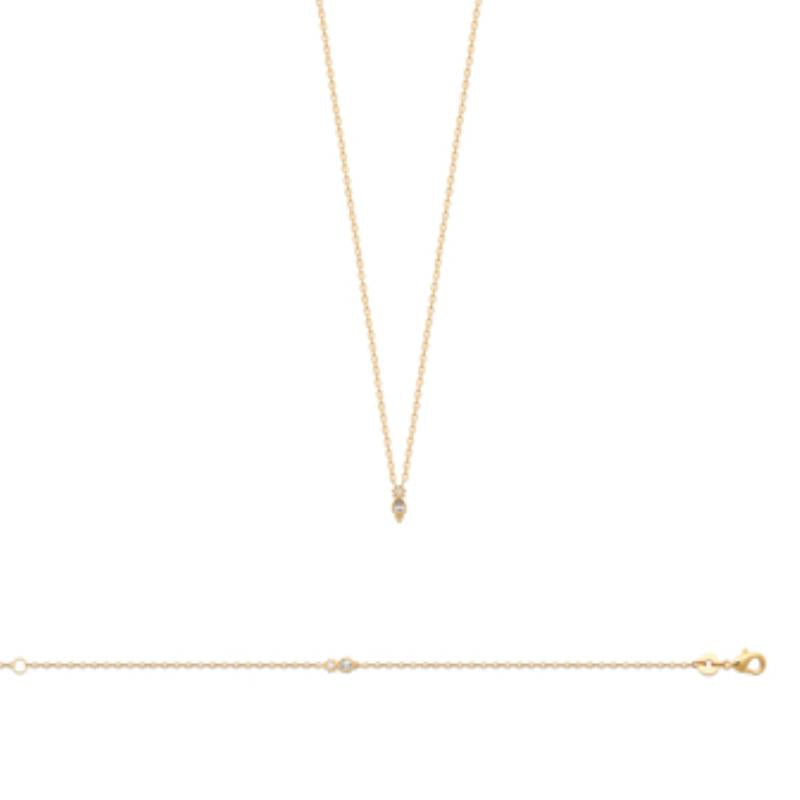 Coque de Nacre Collier plaqué or 973771