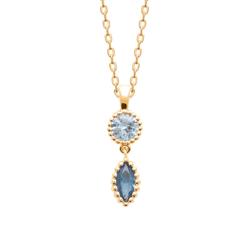 Coque de Nacre Collier plaqué or 974385