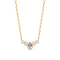 Coque de Nacre Collier plaqué or 973888